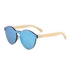GENERICO - Lentes anteojos de sol gafas mujer de madera de bambú UV400
