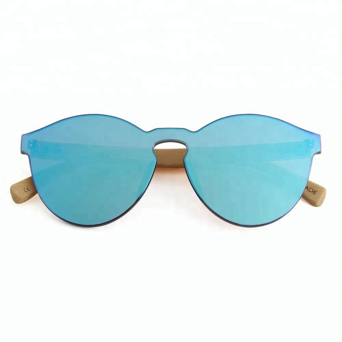 GENERICO - Lentes anteojos de sol gafas mujer de madera de bambú UV400