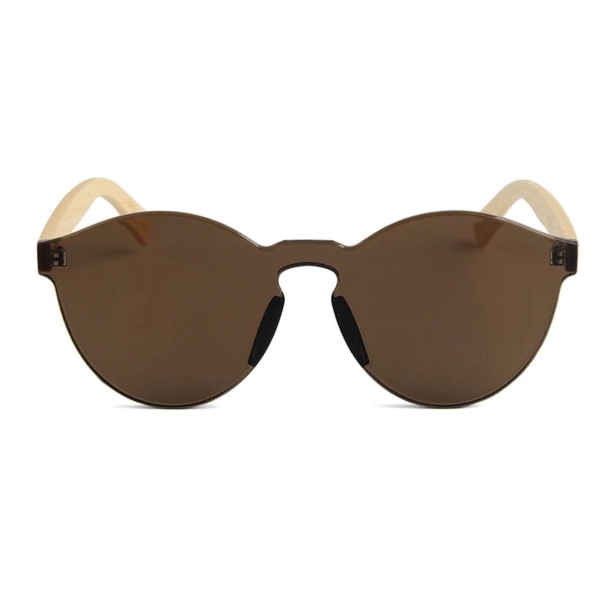 GENERICO - Lentes anteojos de sol gafas mujer de madera de bambú UV400