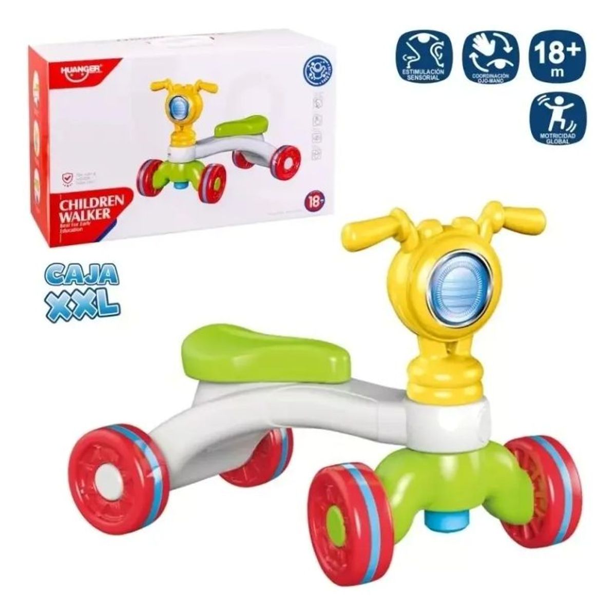 HUANGER - Correpasillos Andador 4 Ruedas Infantil