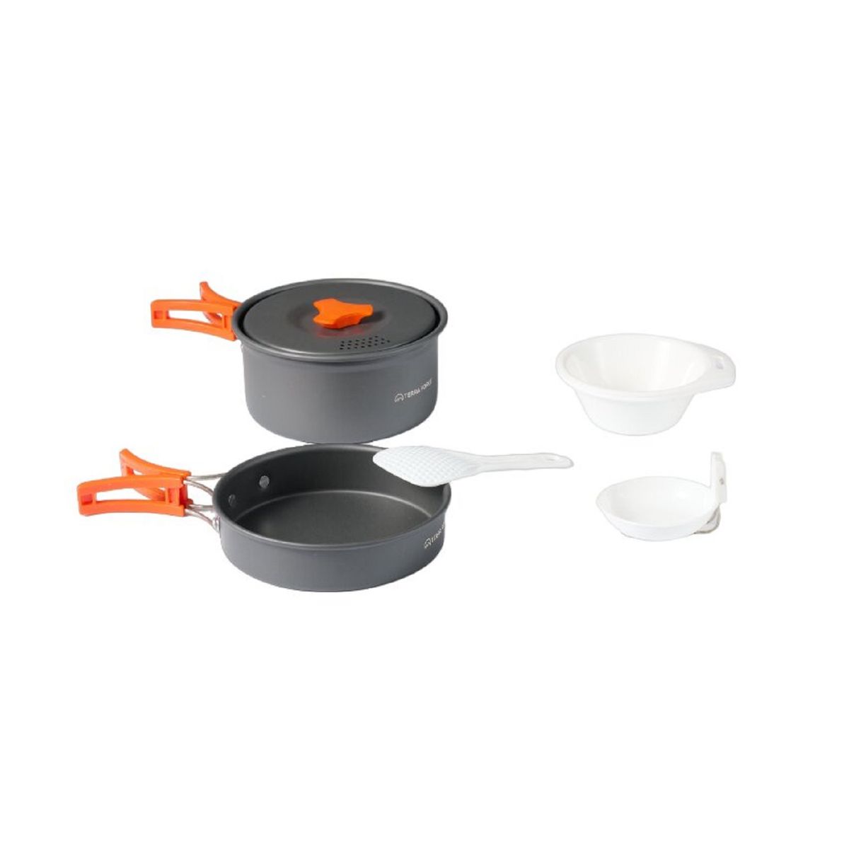 TERRA FORCE - SET OLLAS ALUMINIO CAMPING 2 PIEZAS S