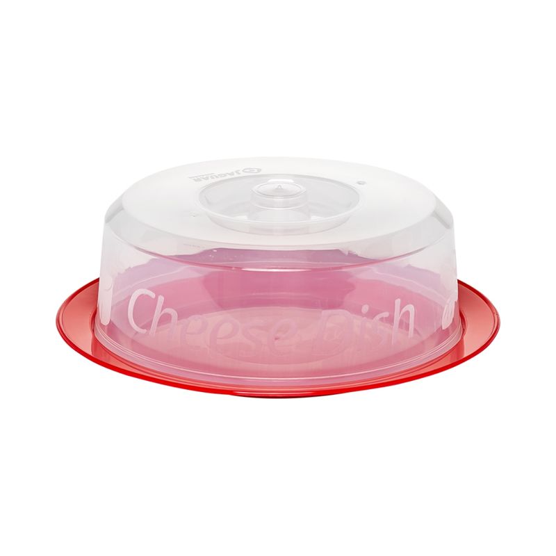 OEM - Porta Queso Plato con Tapa Plástico 22 X 8 Cm