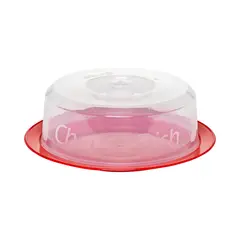 OEM - Porta Queso Plato con Tapa Plástico 22 X 8 Cm