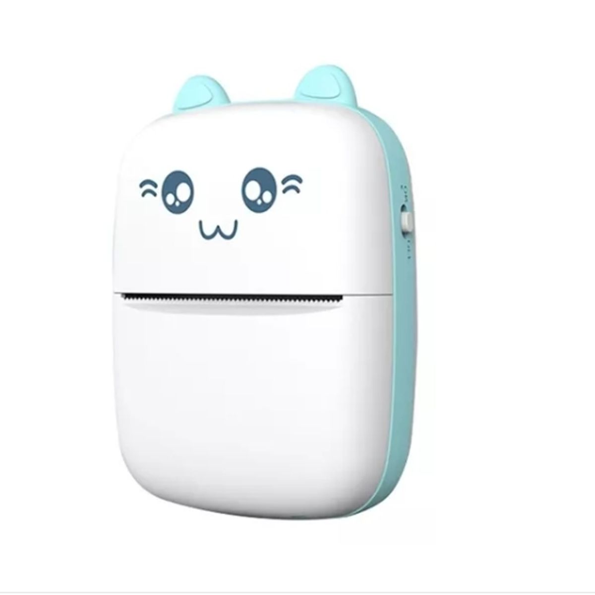 OFERTABKN - Mini Impresora Térmica Gatita Bluetooth  + 13Rollos Celeste