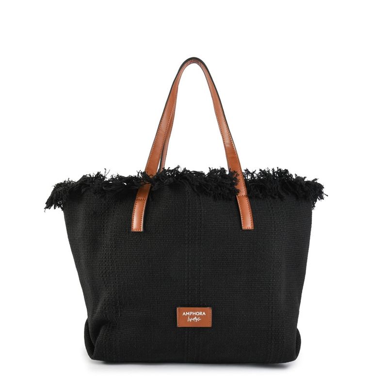 AMPHORA - Bolso Grande Monaco Negro