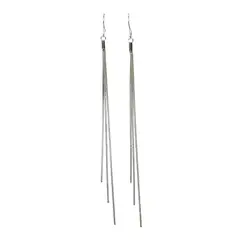 ANDREA COGGIOLA JOYAS - Aros Colgante Amelia Plata Fina 925