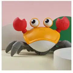 OEM - CANGREJO FLOTADOR JUGUETE DE BAÑO PARA NIÑOS NARANJA-