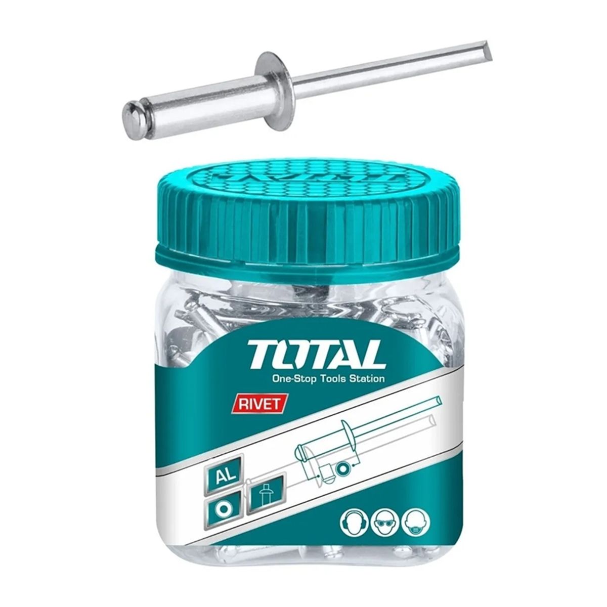 TOTAL TOOLS - Remaches Pop De 3.2 X 10mm 300 Unidades Total Wjrt3201011