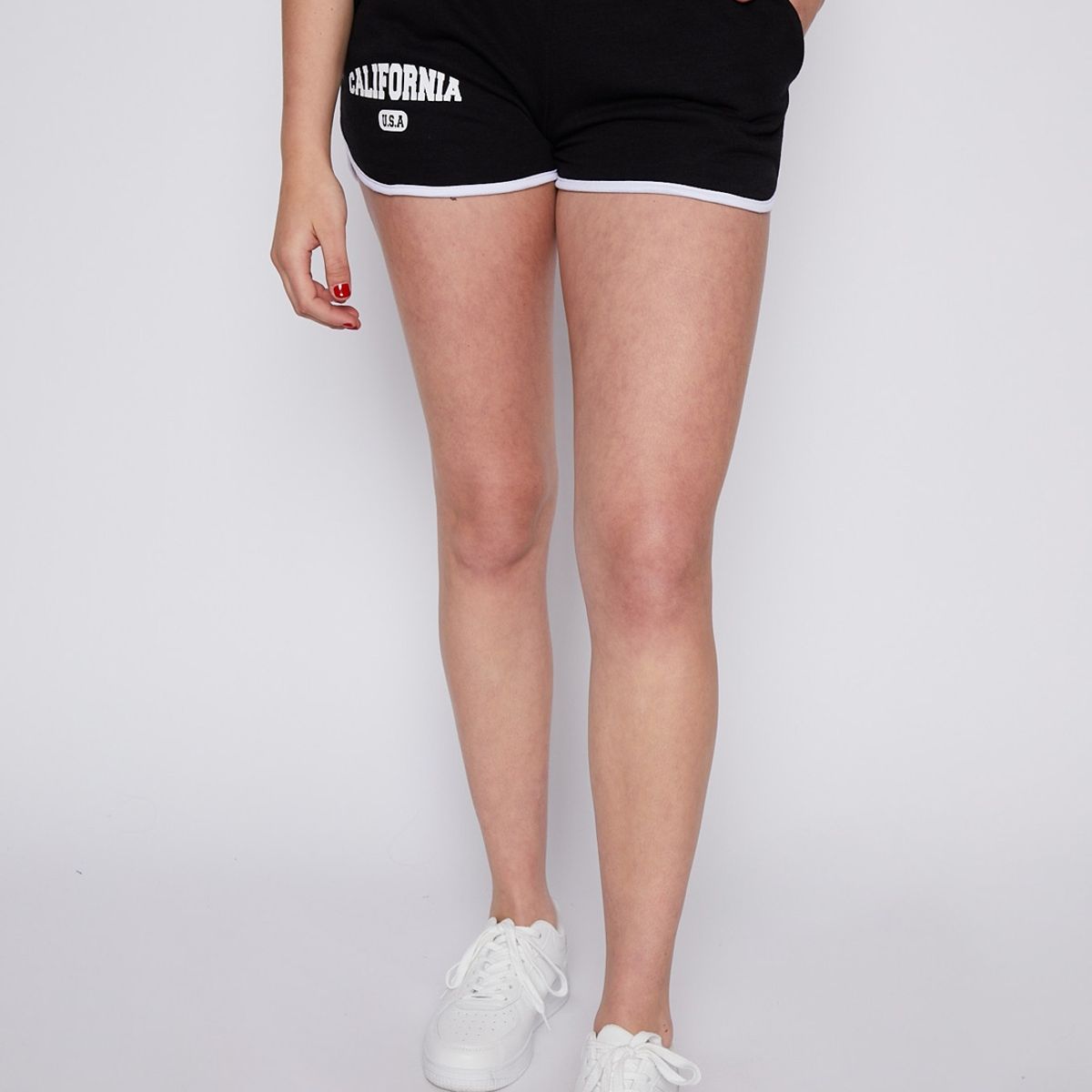 FAMILY SHOP - Short Mujer Franela Vivo Negro Family Shop