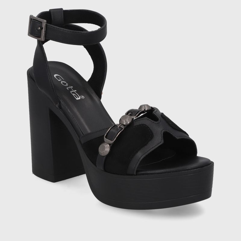 GOTTA - Sandalia Mujer Negra  45963