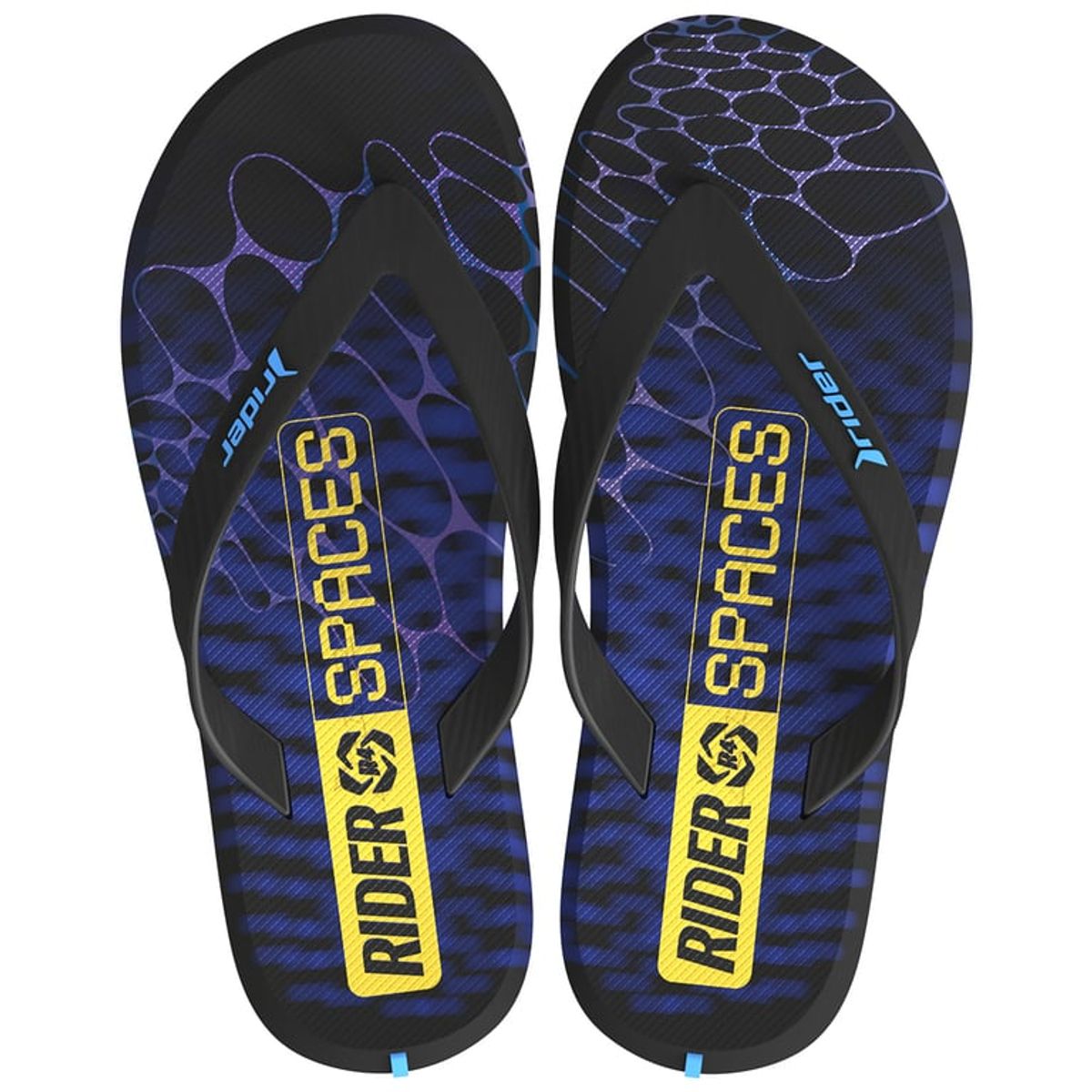RIDER - Sandalia Hombre Negro/Azul R4 Rider