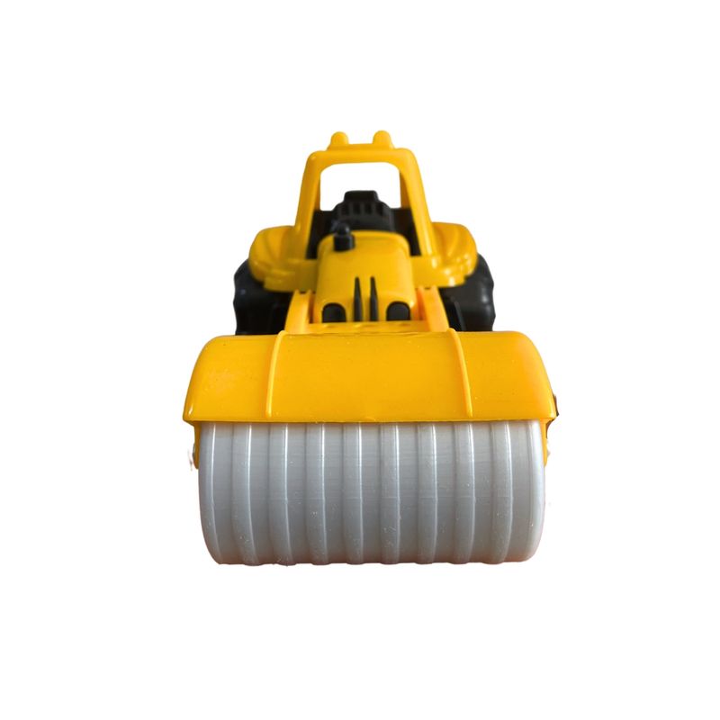GENERICO - Mini Camión Aplanador De Juguete Construcción Amarillo