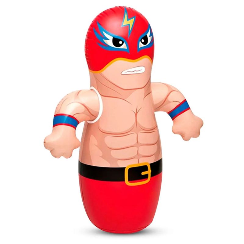 GENERICO - Mono Porfiado Inflable Para Niños Luchador Porfiado Boxeador
