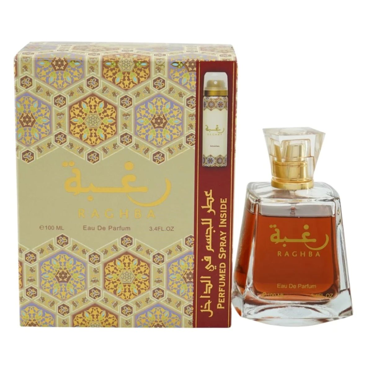 LATTAFA - Lattafa Set Raghba Eau De Parfum 100 ml + Deo 50 ml Unisex  Turquesa