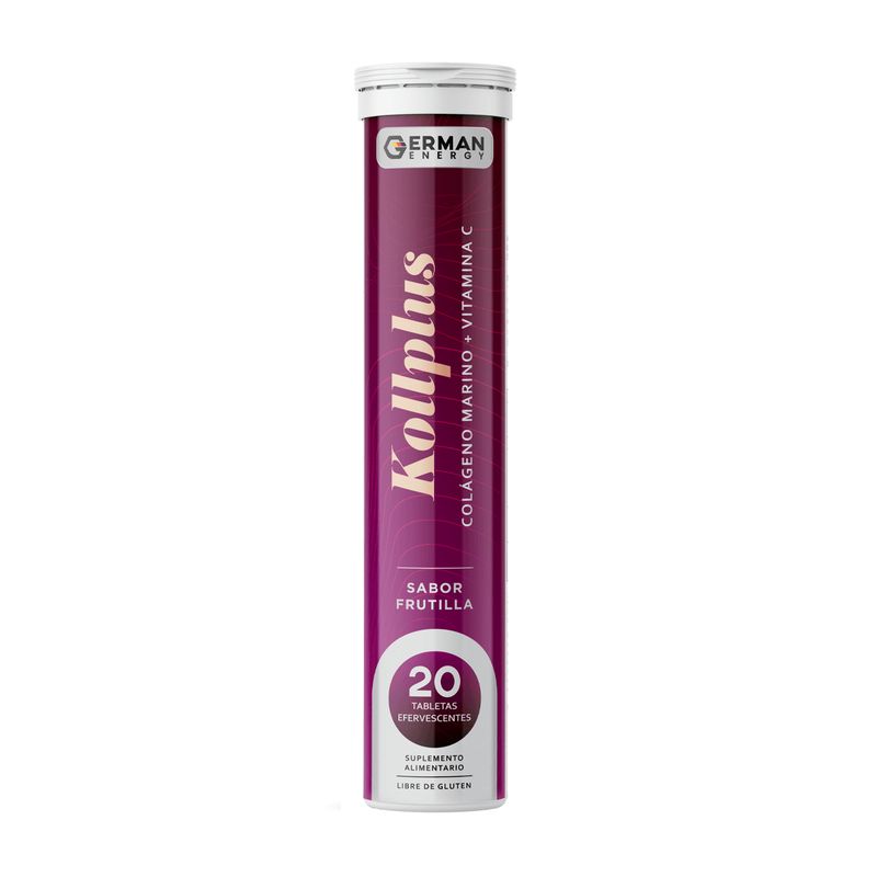 GERMAN ENERGY - Kollplus Colageno Marino + Vit C (20 tabs) - Colageno hidrolizado