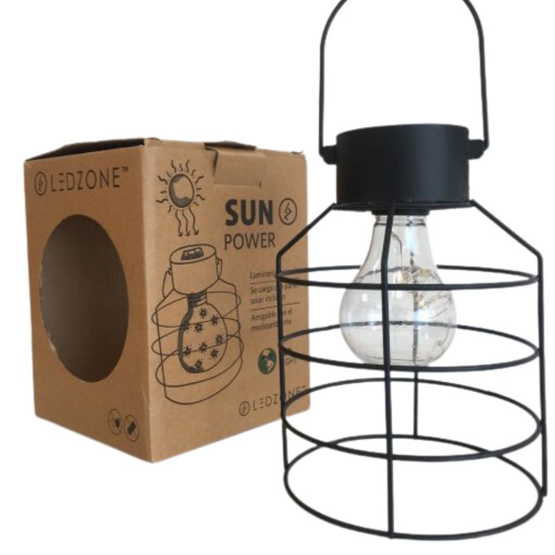LEDZONE - LAMPARA SOLAR DECO GRANDE  LEDZONE NC181010
