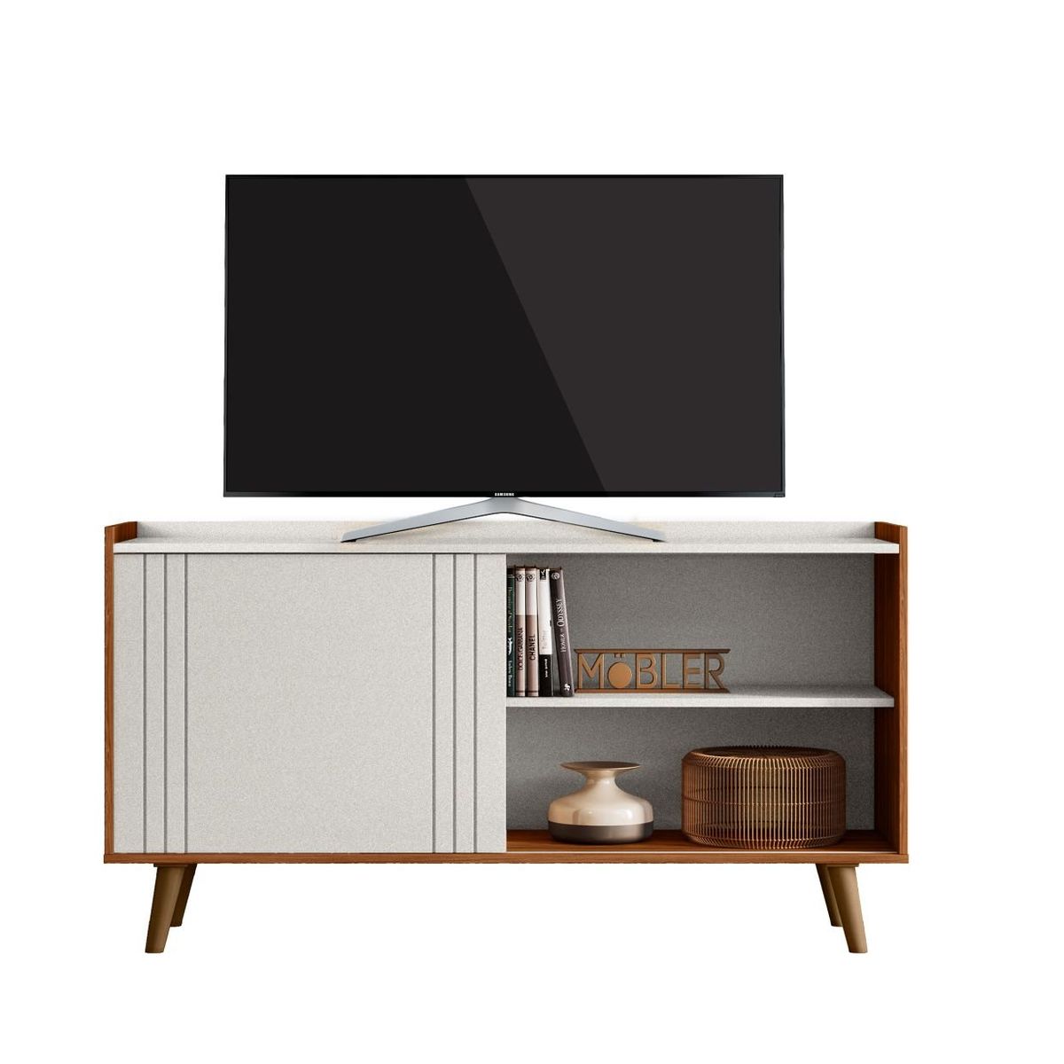 YARDAS - Rack Estante Yardas Austin 60 Pulgadas Gris Perla 765