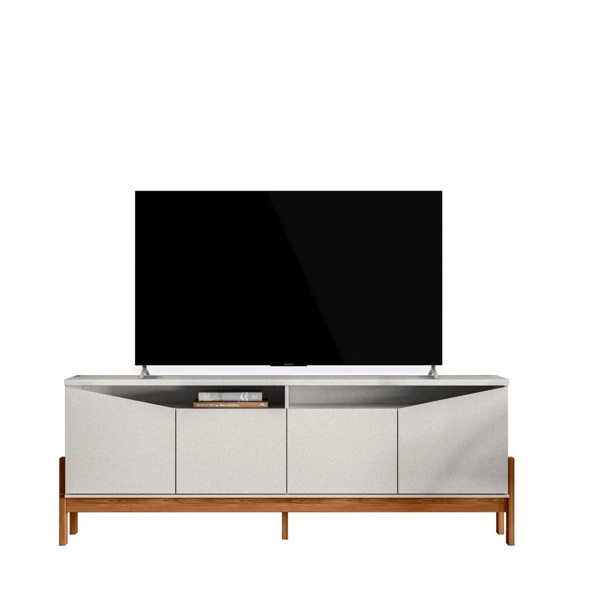 YARDAS - Rack Estante Yardas Arizona 75 Pulgadas Gris Perla 765