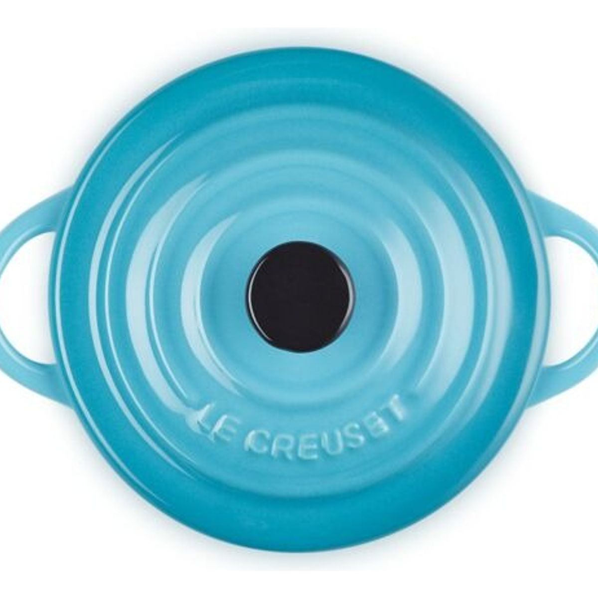 LE CREUSET - Le Creuset Mini Cocotte Redonda 10 Cm Azul Caribe Cerámica