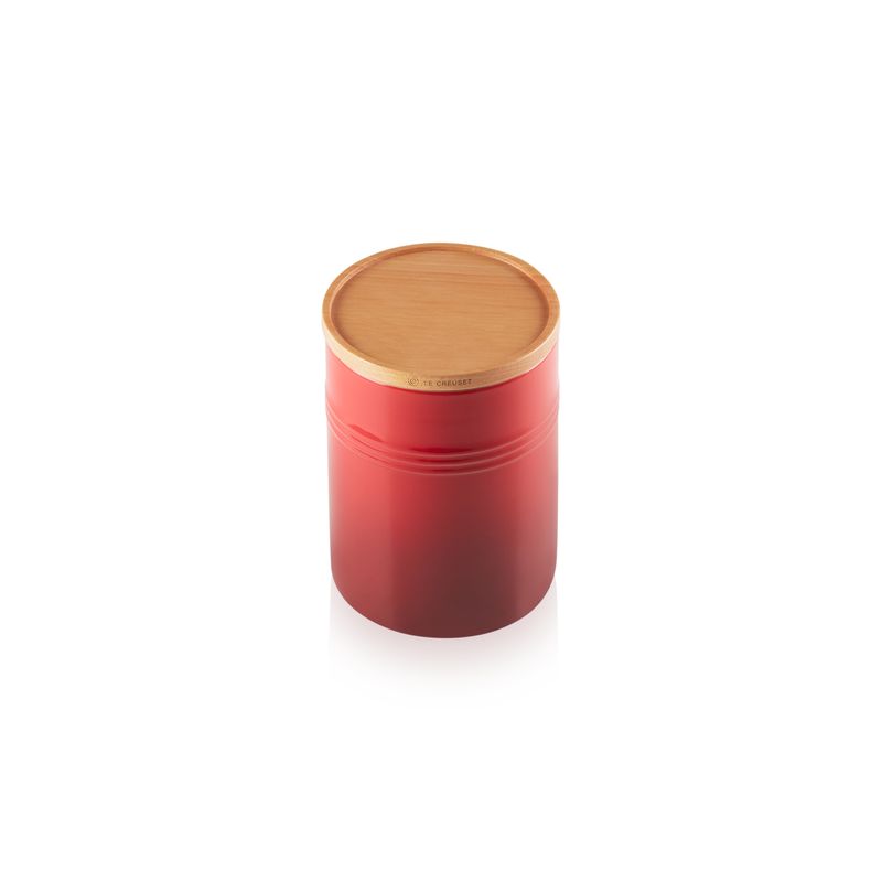 LE CREUSET - Bote 23L Con Tapa De Madera Cereza