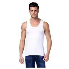 GARSIL - X3 Polera De Algodon Musculosa Para Hombre - Cuello Redondo