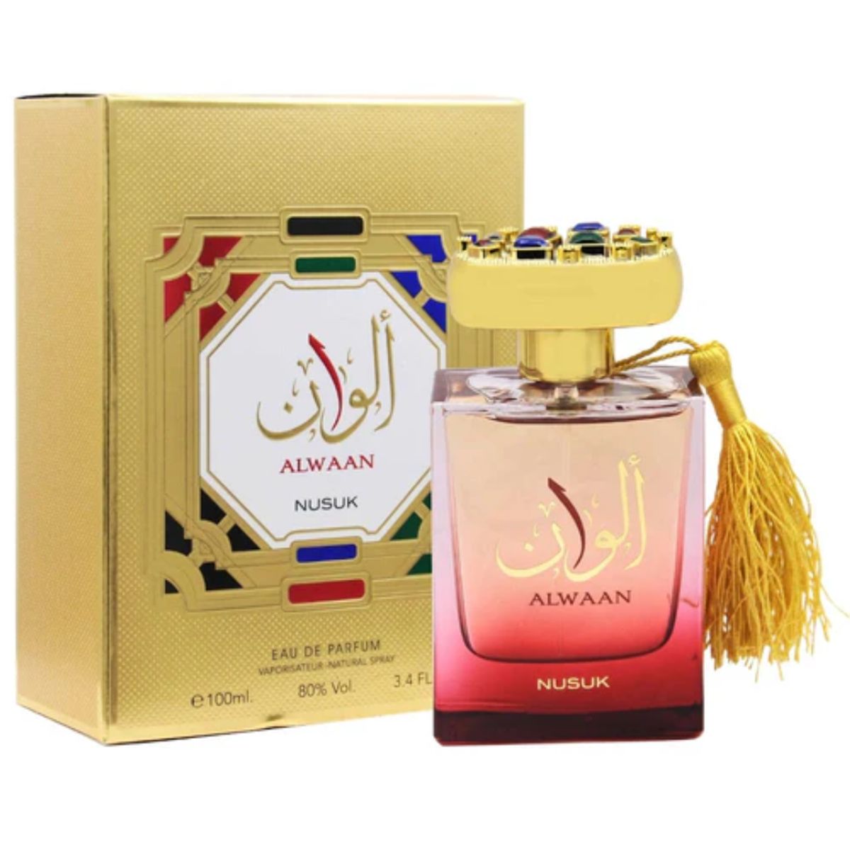 NUSUK - Nusuk Alwaan Eau De Parfum 100 ml Mujer  Turquesa