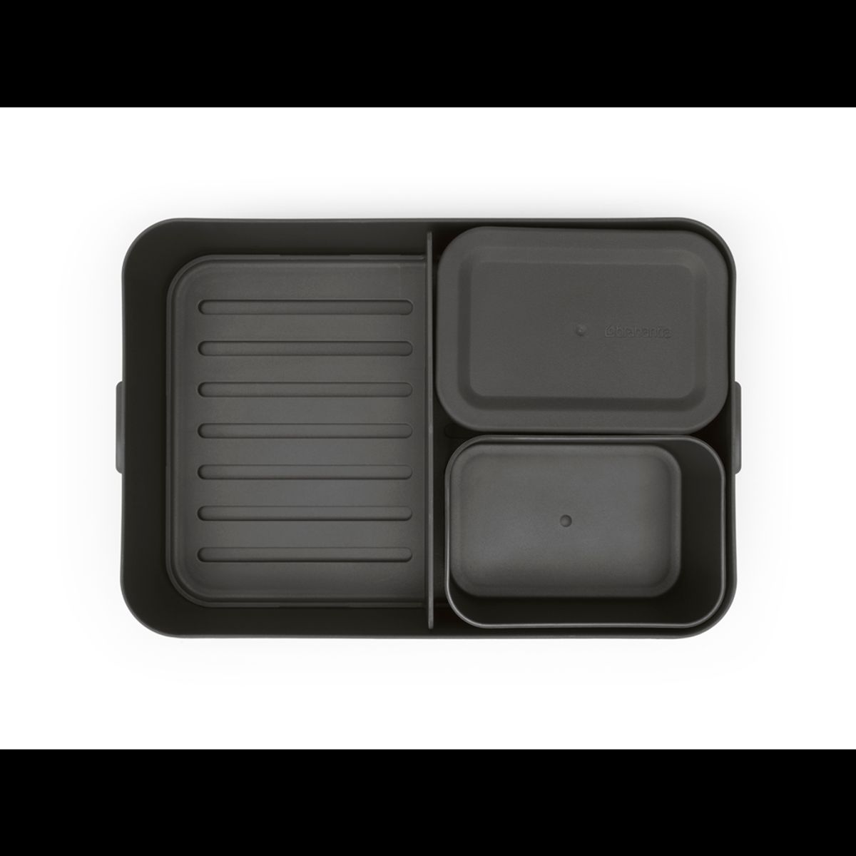 BRABANTIA - Contenedor para almuerzo Make & Take Bento Grande Negro BRABANTIA