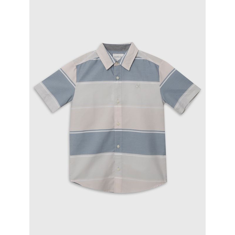 CALVIN KLEIN - Camisa Niño Horizontal Stripe Multicolor Calvin Klein