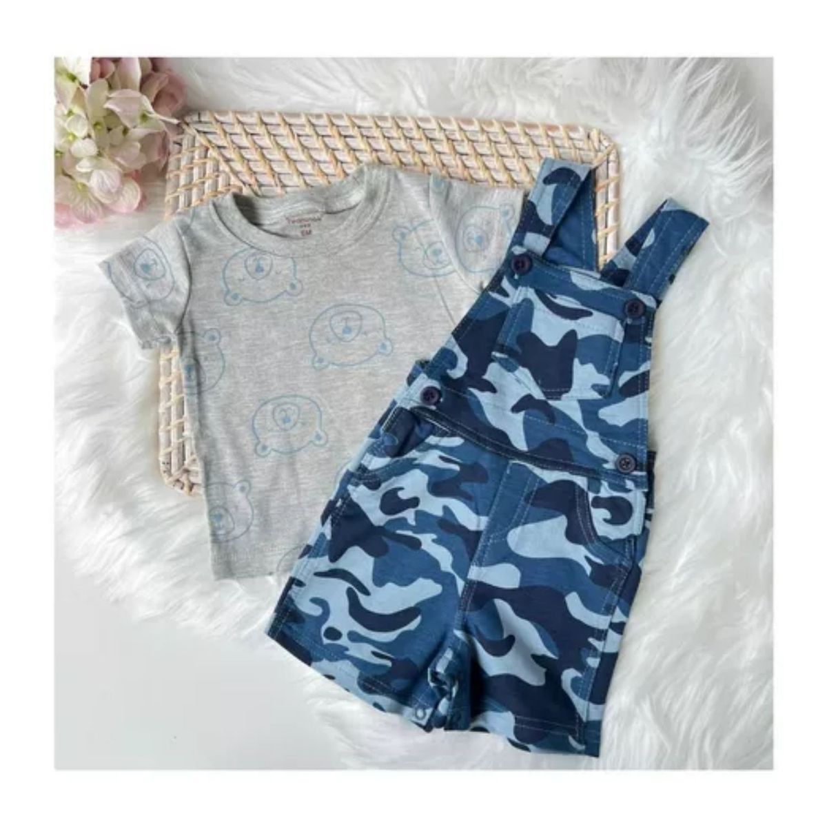 TEDMIMAK - Set 2 Piezas Conjunto Infantil Tedmimak 100% Algodón Cargo