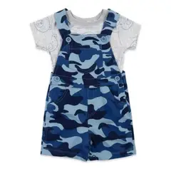 TEDMIMAK - Set 2 Piezas Conjunto Infantil 100% Algodón Cargo