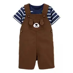 TEDMIMAK - Set 2 Piezas Conjunto Infantil 100% Algodón Oso