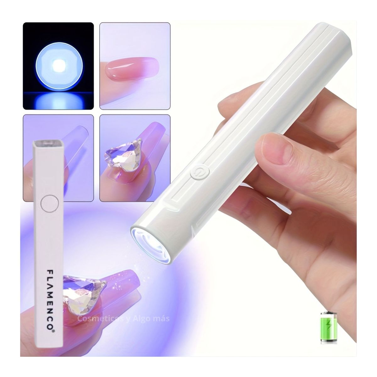 FLAMENCO - Mini Lámpara Especializada LEDUV Portatil para curado expres