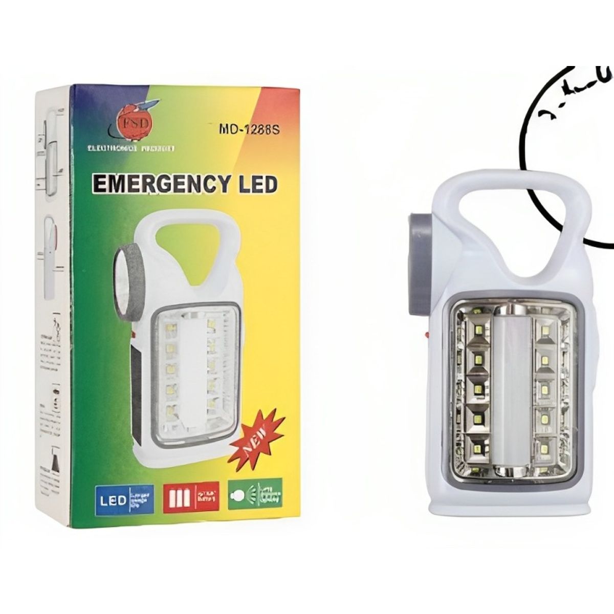 OEM - Mini Lampara de Emergencia Led Solar