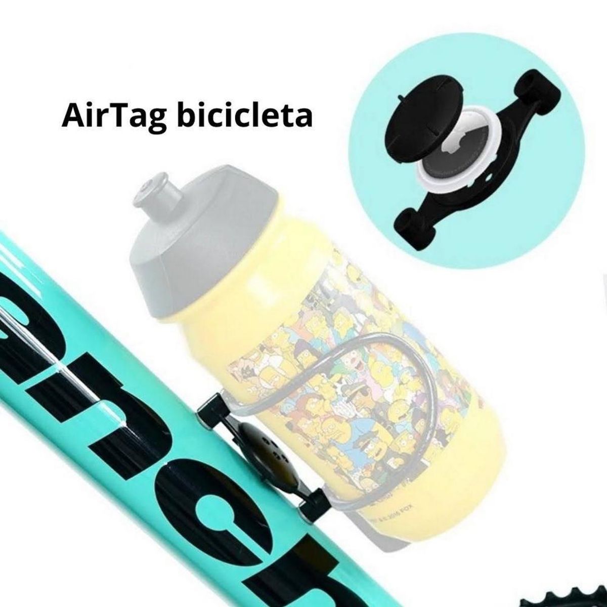 GENERICO - Funda Carcasa Airtag Discreta Para Bicicleta Antiperdida GENERICO