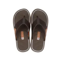 CARTAGO - Sandalia Hombre Blanco/Marrón Malaga