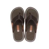 Sandalia Hombre Blanco/Marrón Malaga