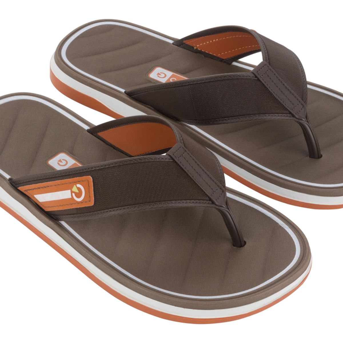 CARTAGO - Sandalia Hombre Blanco/Marrón Malaga Cartago