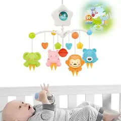 HUANGER - Móvil De Bebé Proyector Musical De Animales