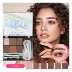 FLAMENCO - Paleta pigmentos en polvo para perfilado definicion de cejas