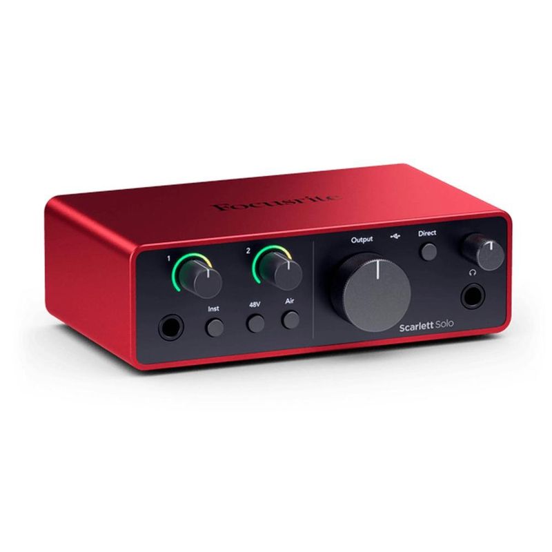 FOCUSRITE - SCARLETT SOLO INTERFAZ AUDIO 4TA GEN FOCUSRITE FOCUSRITE
