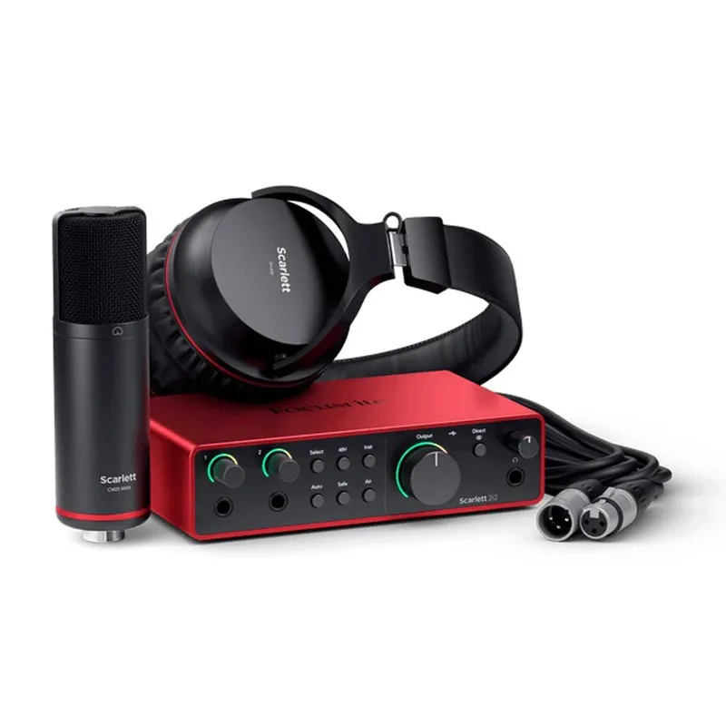 FOCUSRITE - SCARLETT 2I2 STUDIO PACK HOMESTUDIO 4TA GEN FOCUSRITE FOCUSRITE