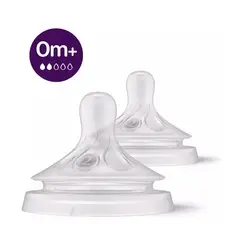 AVENT - Tetinas Natural Response 0m+ Flujo Lento 2UN