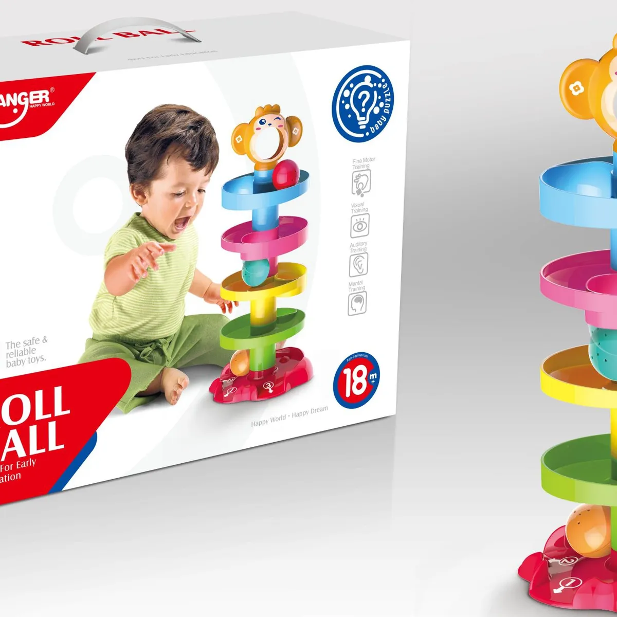 GENERICO - Juego didáctico pelotitas Roll Ball