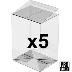 FUNKO - Pack De 5 Protectores Transparentes Pop - Pro Shield