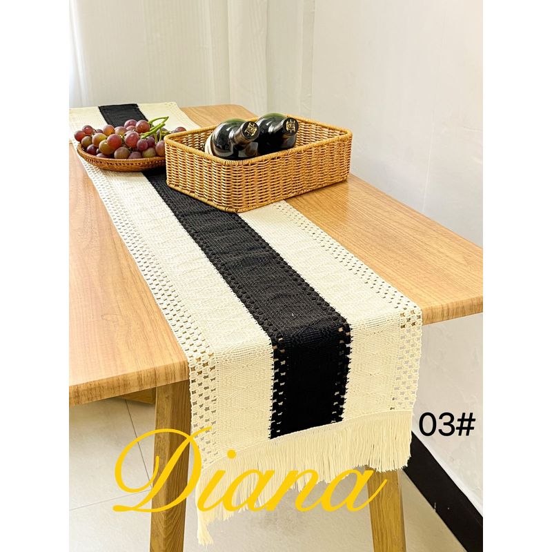 GENERICO - Camino de mesa comedor Tejido para cocina o living D03