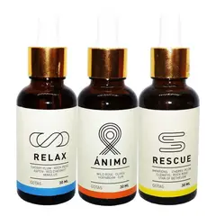 NATURAL FARM - Flores De Bach : Rescue + Animo + Relax. 3x30ml. 1 De C/u