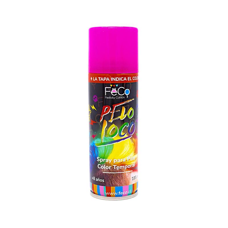GENERICO - Pintura Temporal Pelo Spray 185ml Fucsia