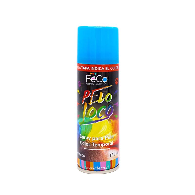 GENERICO - Pintura Temporal Pelo Spray 185ml Azul