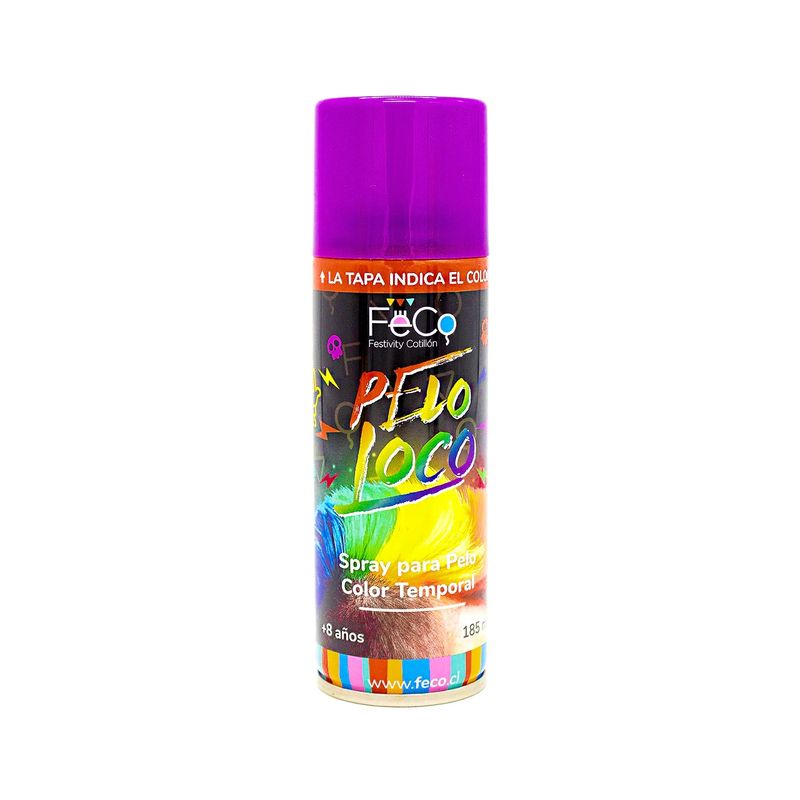 GENERICO - Pintura Temporal Pelo Spray 185ml Morado