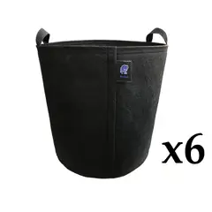 VEROBLUE - Kit 6 Maceteros 11 litros Doble Tela Geotextil